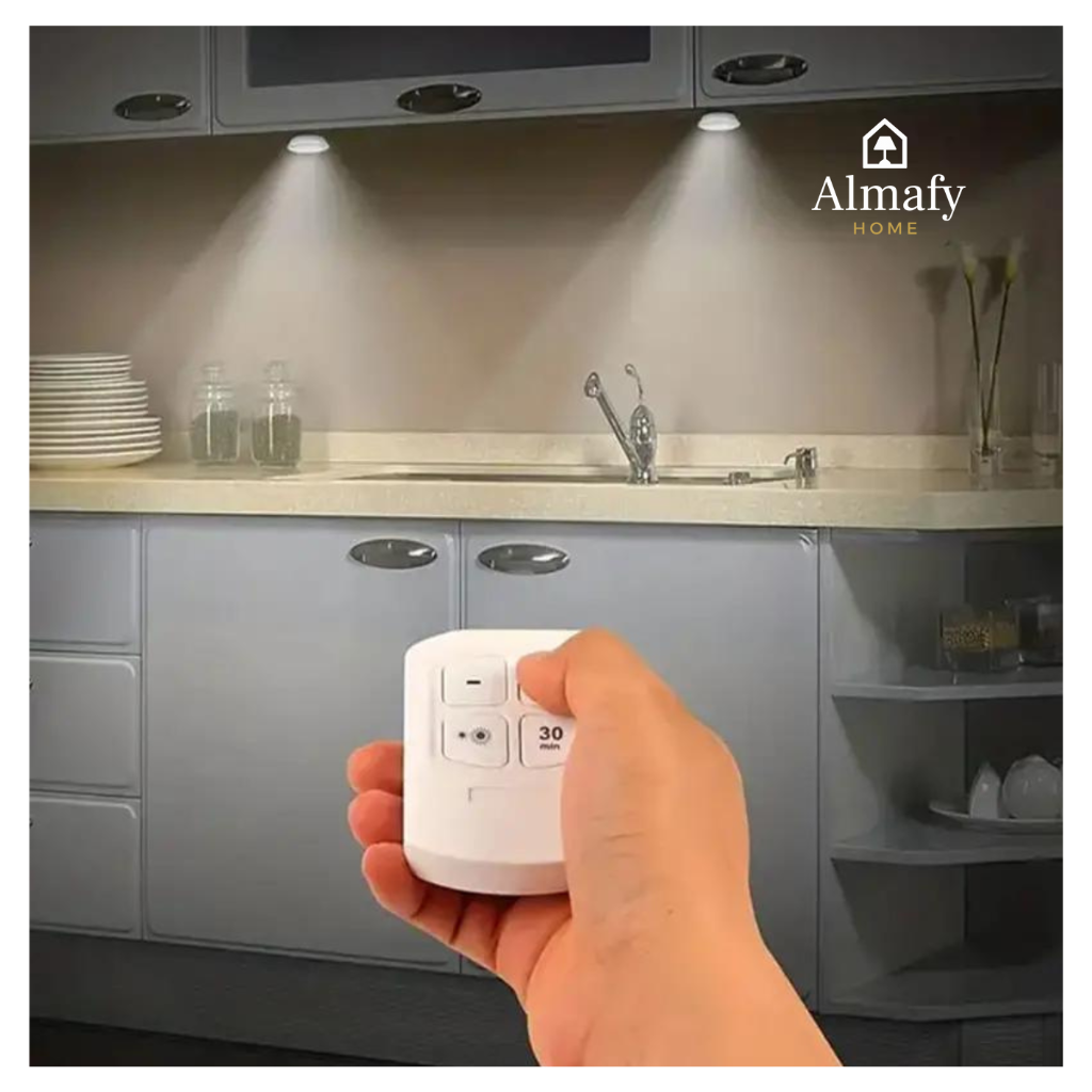LumiClick™ - Pack 3 Lámparas LED con Control Remoto