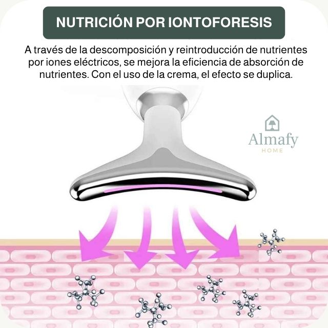 AuraFace Pro™ - Masajeador facial LED 3 en 1