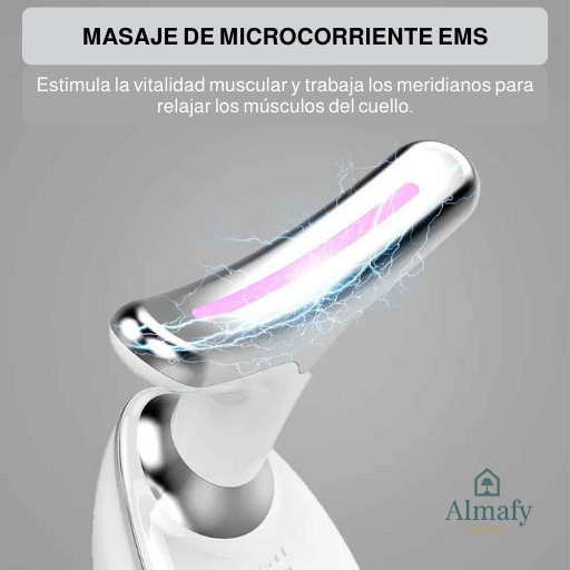 AuraFace Pro™ - Masajeador facial LED 3 en 1