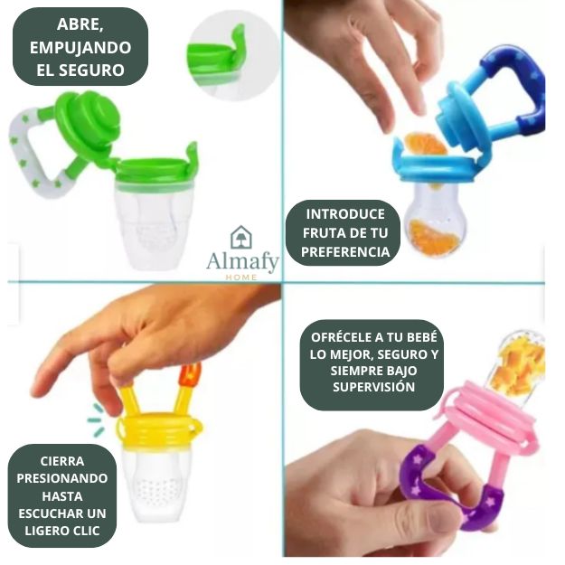 MiniSabor™ - Chupete Mordedor de Frutas para Bebe