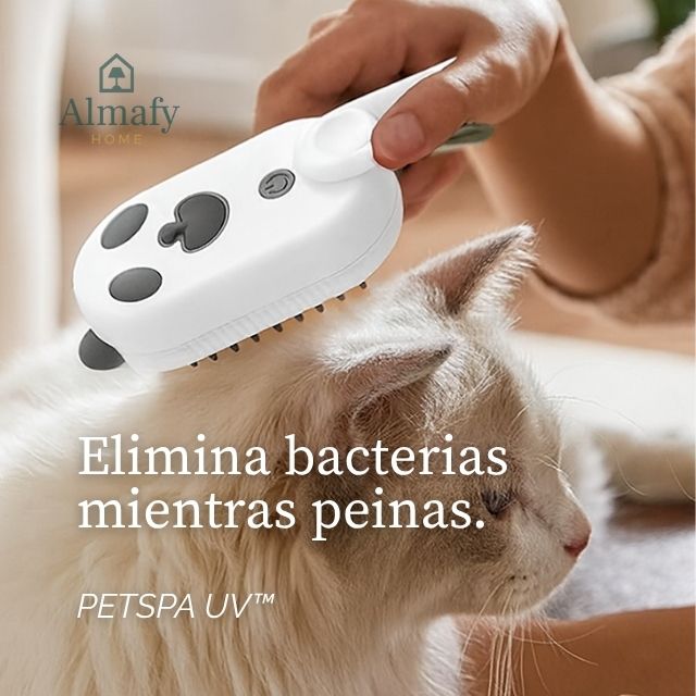PetSpa UV™ - Cepillo a Vapor Luz UV para Mascotas