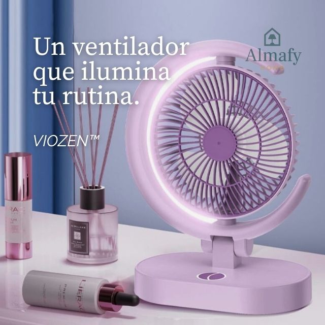 Viozen™ - Ventilador De Escritorio con Luz LED integrada