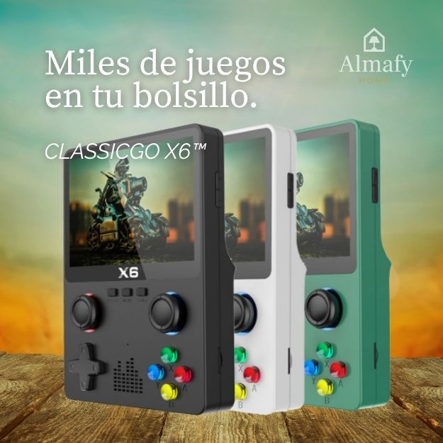 ClassicGo X6™ - Consola De Videojuegos Portátil X6