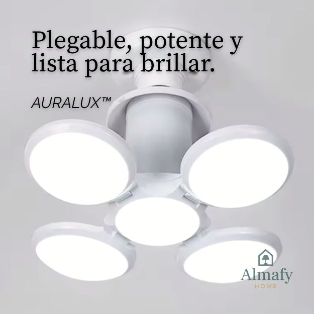 AuraLux™ - Ampolleta LED Plegable Pelota 40W Blanco