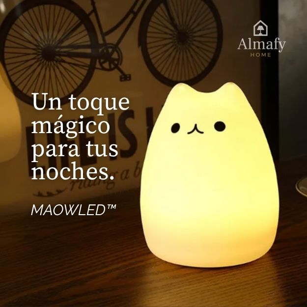 MaowLED™ - Lampara LED Gato de Silicona Colores