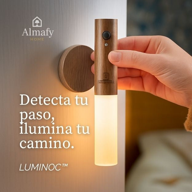 Luminoc™ - Lámpara LED Inteligente Recargable con Sensor de Movimiento