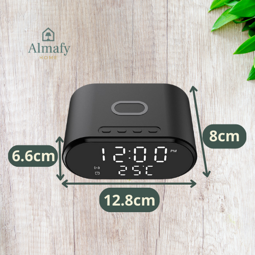NeoAlarm 15W™ - Reloj Despertador con Cargador Inalámbrico