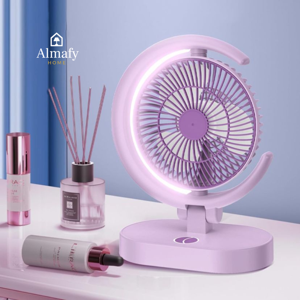 Viozen™ - Ventilador De Escritorio con Luz LED integrada
