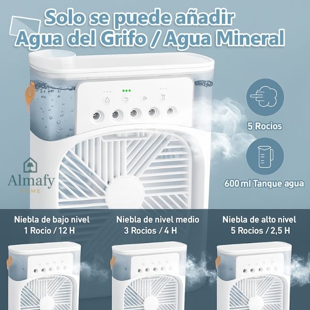 Bruma Mini™ - Ventilador Humidificador Mini 2 en 1
