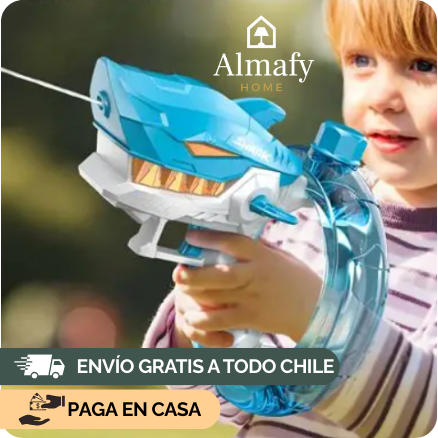 Splash Predator™ - Pistola de Agua Recargable USB Diseño Tiburón