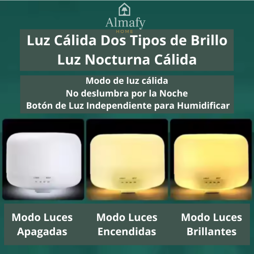 BrumaLuz™ - Humidificador Purificador De Aire y Esencia