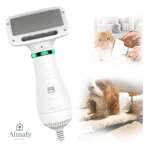 GlowPet™ - Cepillo Secador para Mascotas