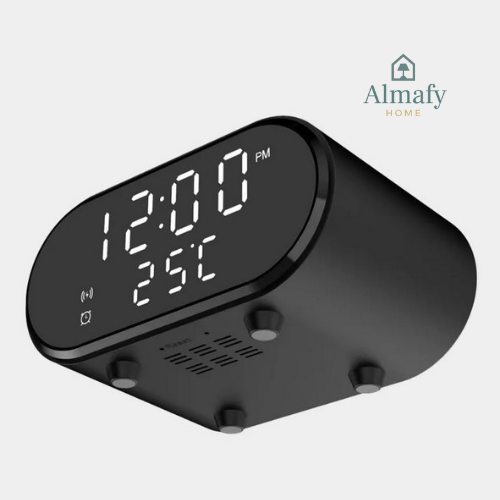 NeoAlarm 15W™ - Reloj Despertador con Cargador Inalámbrico