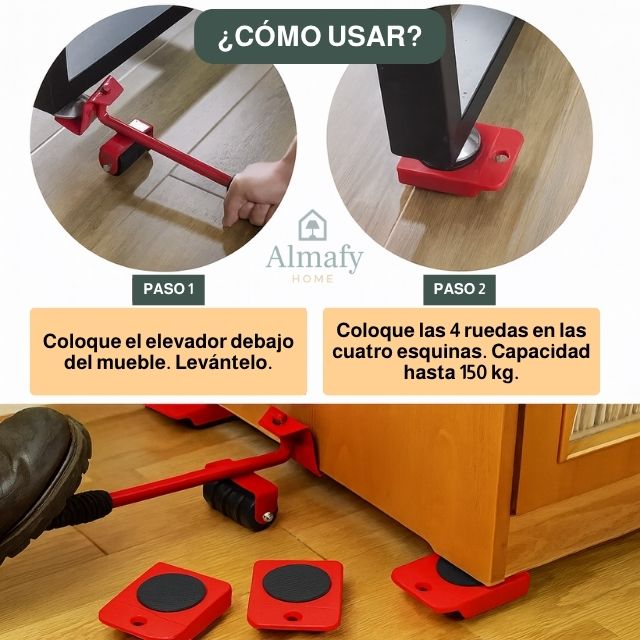 Mueve+™ - Kit Levanta Mueble