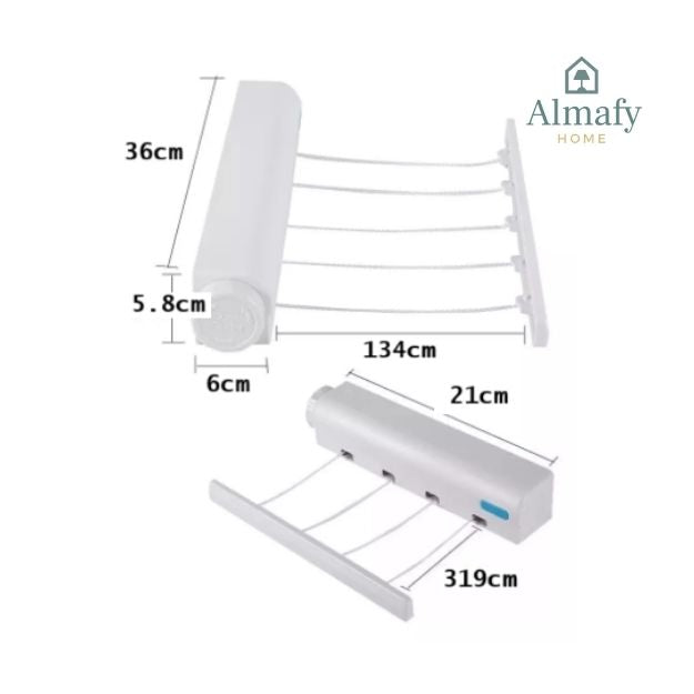 FlexyDry™ - Tendedero Retráctil Secador De Ropa