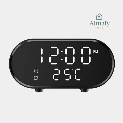 NeoAlarm 15W™ - Reloj Despertador con Cargador Inalámbrico