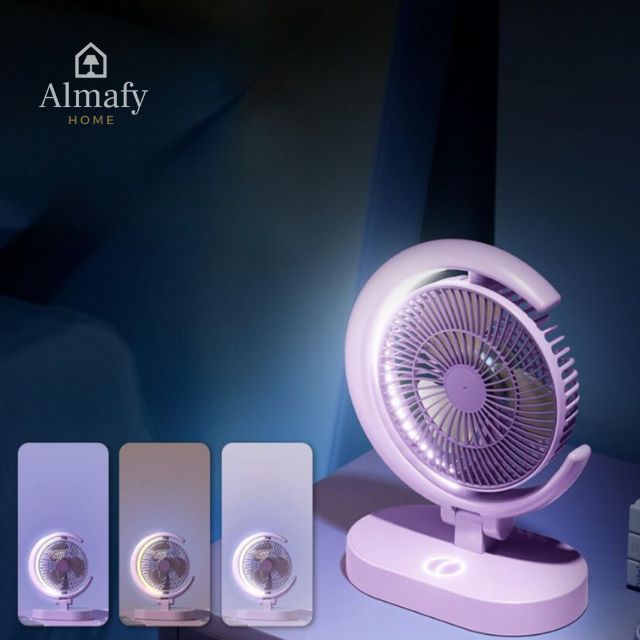 Viozen™ - Ventilador De Escritorio con Luz LED integrada