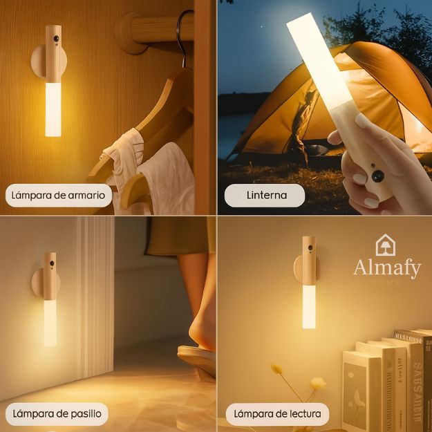Luminoc™ - Lámpara LED Inteligente Recargable con Sensor de Movimiento