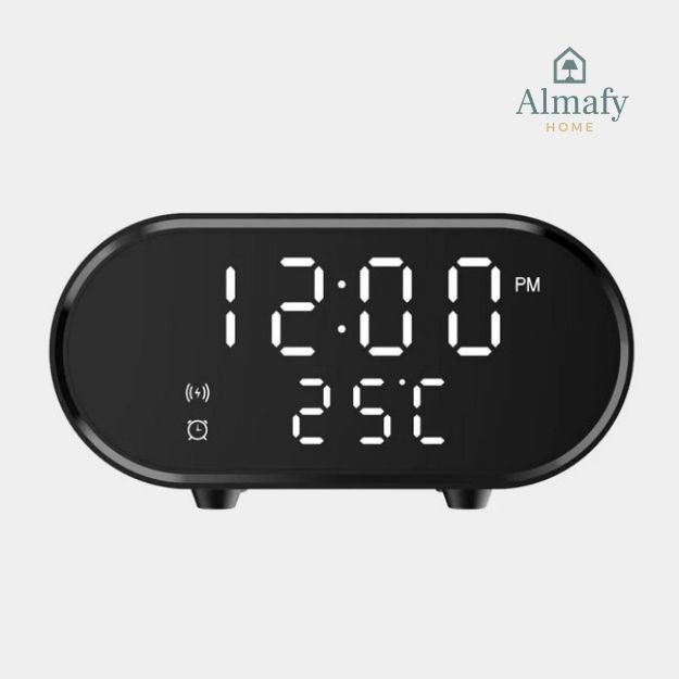 NeoAlarm 15W™ - Reloj Despertador con Cargador Inalámbrico
