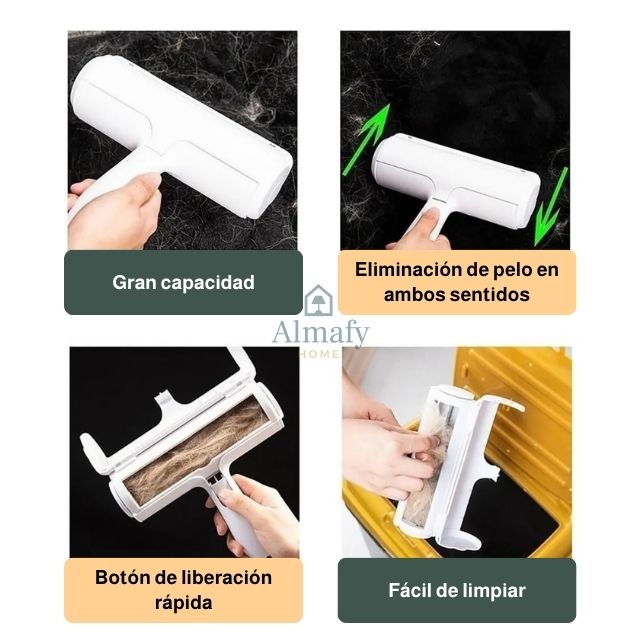 PetRoller Max™ - Rodillo Atrapa Pelos de Mascota