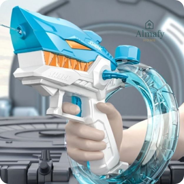 Splash Predator™ - Pistola de Agua Recargable USB Diseño Tiburón