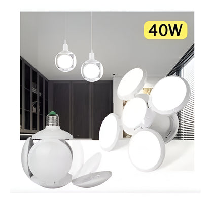 AuraLux™ - Ampolleta LED Plegable Pelota 40W Blanco