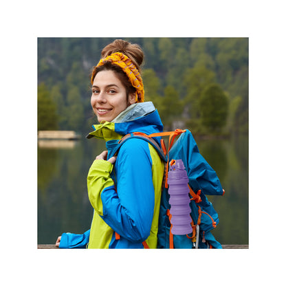 Bottana™ - Botella Plegable/Flexible Morada 500 ml Pro Outdoor