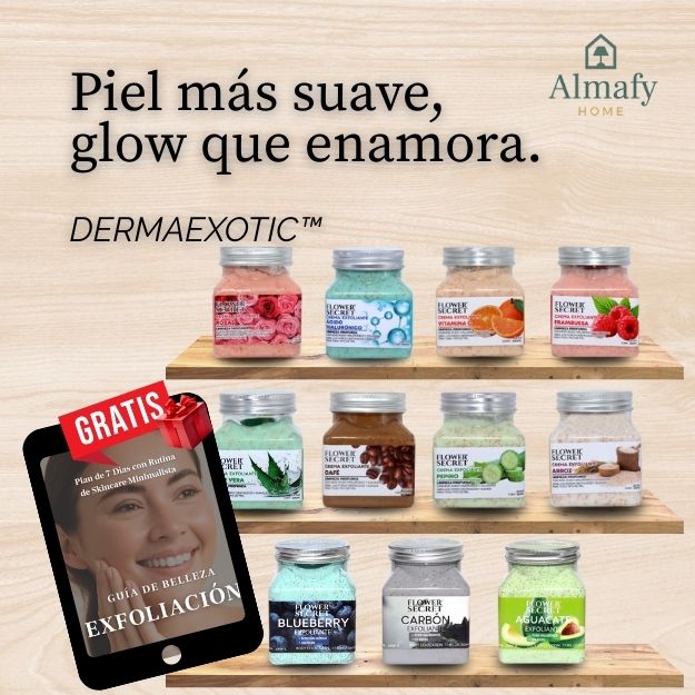 DermaExotic™ - Crema exfoliante extractos exóticos